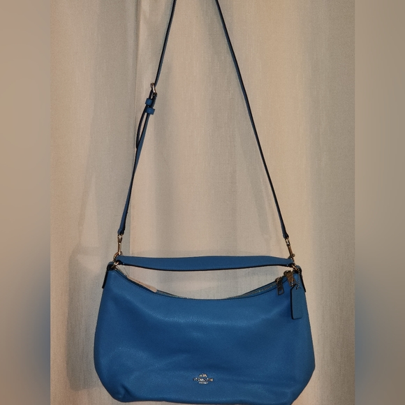 Coach NWT EASTWEST CELESTE CONVERTIBLE HOBO IN PEBBLE LEATHER - Picture 5 of 6